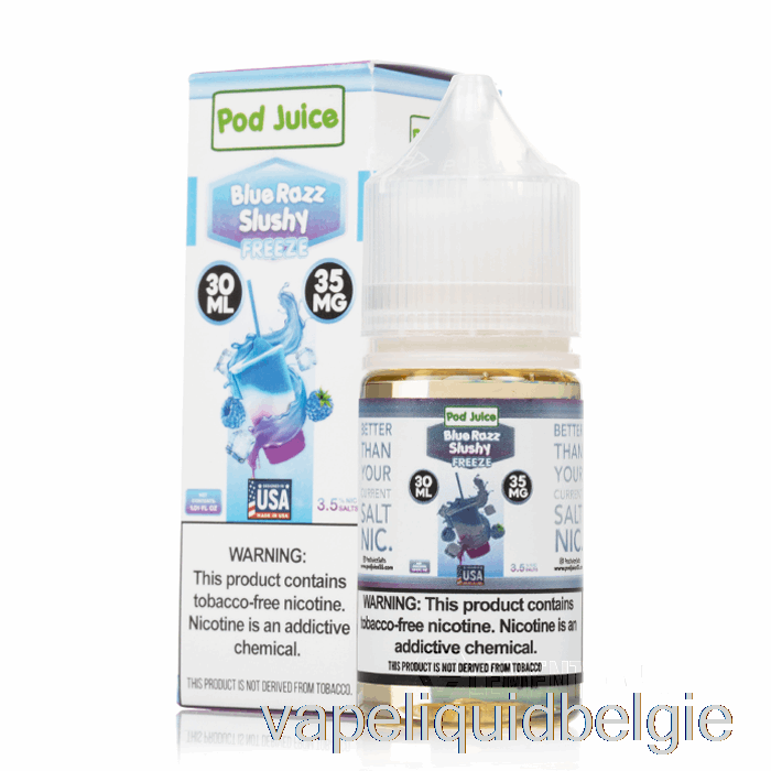 Vape Vloeistof Bevriezen Blauwe Razz Slushy - Peulensap - 30 Ml 55 Mg